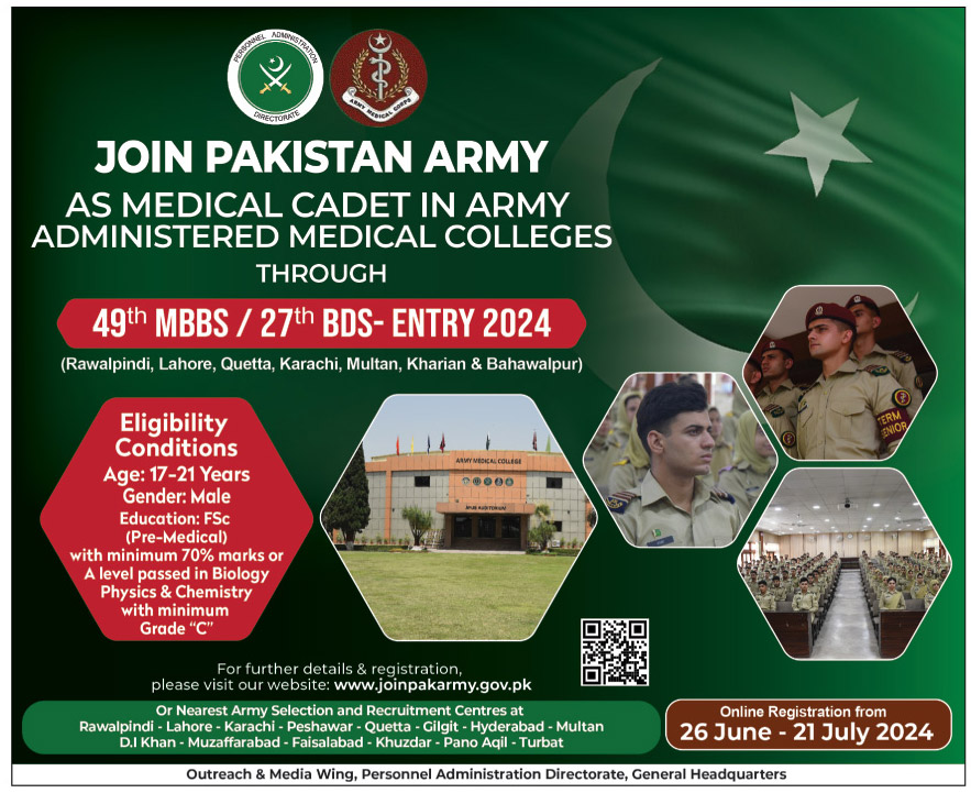 Join Pak Army